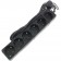 Power Distributor 6 Plugs Schuko Black