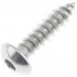 Wood Screw Truss Buttonhead Hex Socket BHC M4x16mm Stainless Steel Silver (x10)