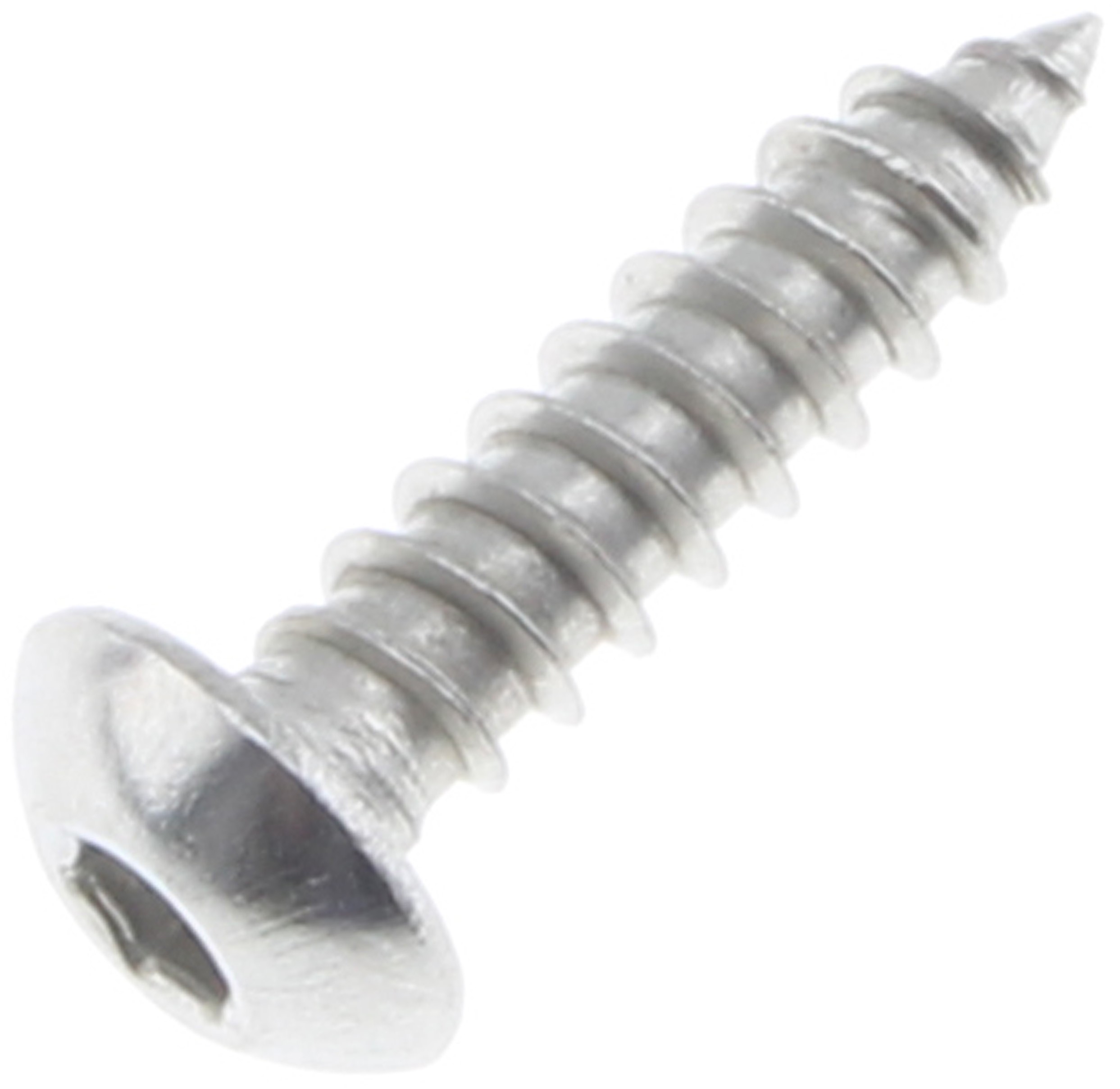 Wood Screw Truss Buttonhead Hex Socket BHC M3x10mm Stainless Steel Silver (x10)
