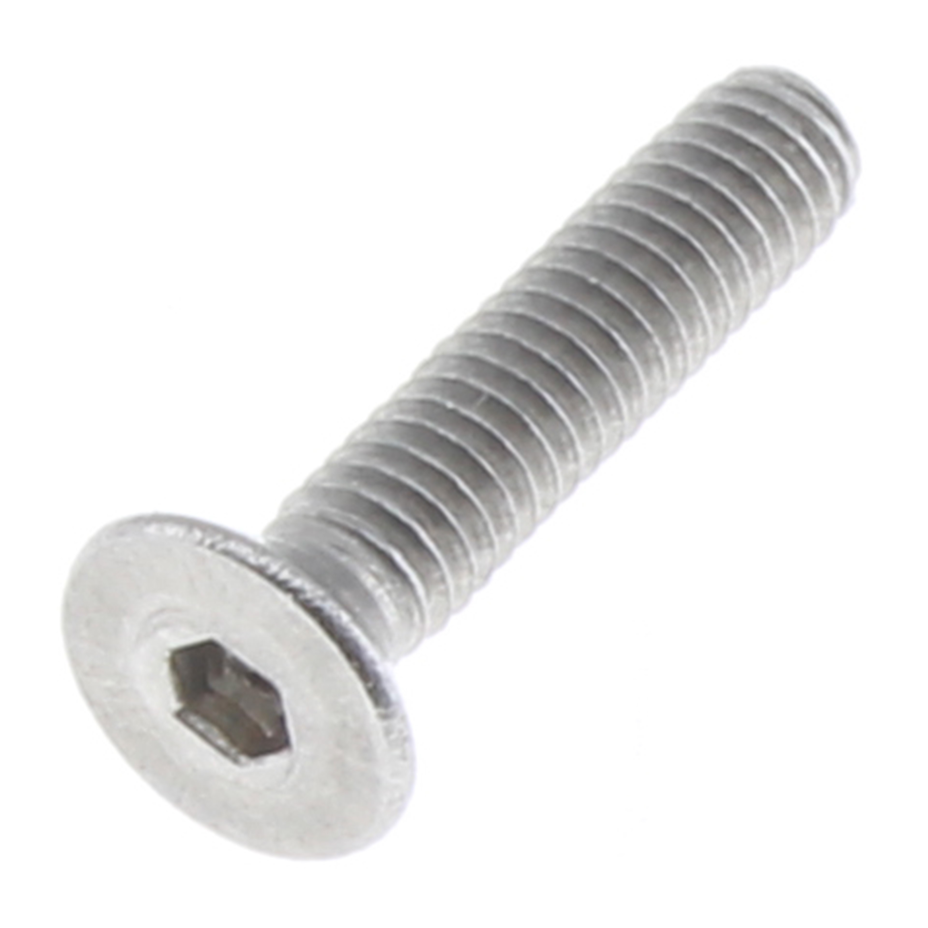 Screw TFHC Countersunk Head Nickel Plated 10.9 Steel BTR M2.5x12mm Silver (x10)