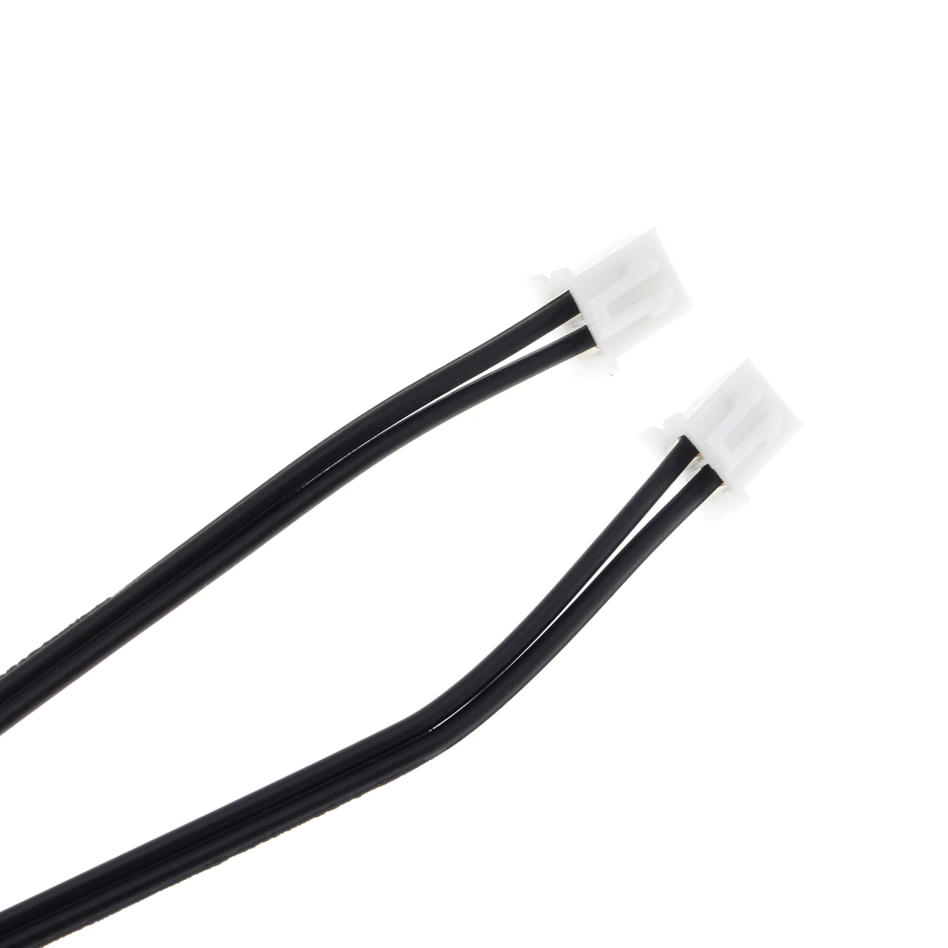 Câble XH 2.54mm Femelle / Femelle 2 Connecteurs 2 Pôles 20cm Noir (Unité)