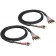 VIABLUE SC-4 Bi-Wiring Speaker Cables Silver/Tin Plated OFC Copper 1.50m Black (Pair)