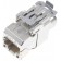 TELEGARTNER J00029A6000 Connecteur RJ45 Ethernet Cat.6A Femelle Blindé Ø9mm