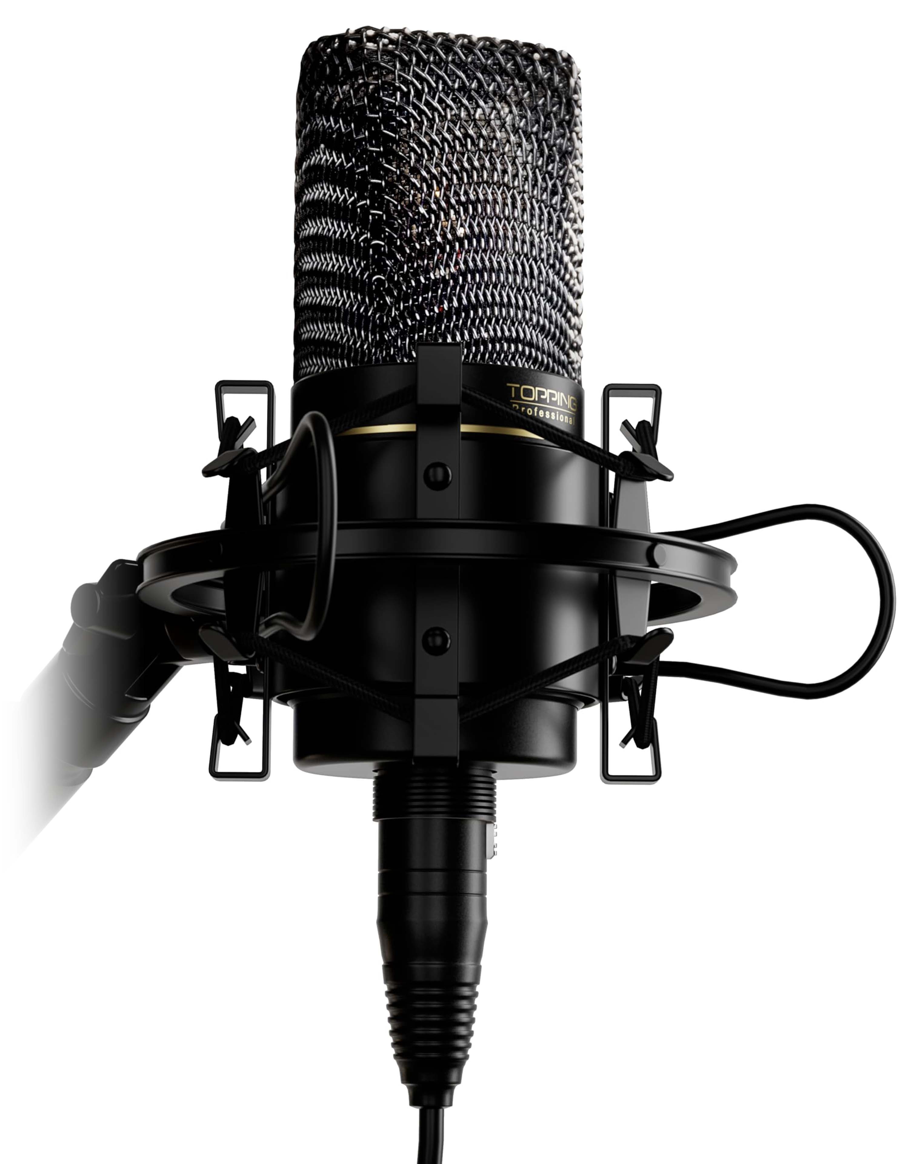 TOPPING PROFESSIONAL CL101 Studio Condenser Cardioid Microphone Black