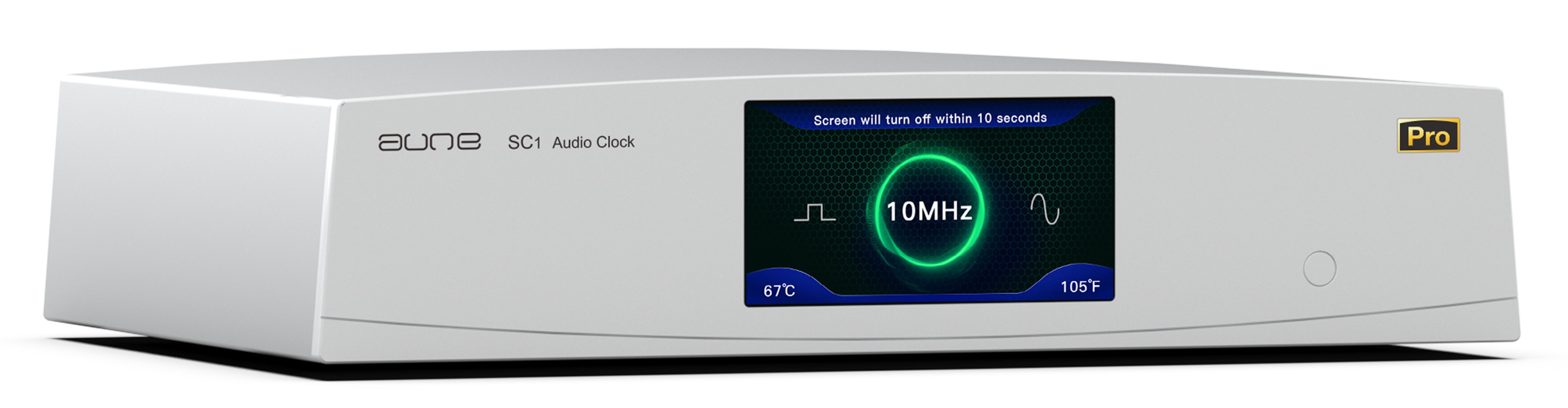 AUNE SC1 EVO Horloge OXCO 10MHz Signal Sinusoïdal / Signal Carré Argent