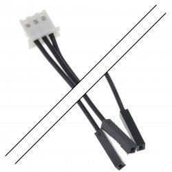 XH 2.54mm Female / I2S 2.54mm Female Cable 3 Poles 2 Connectors 15cm (Unit)