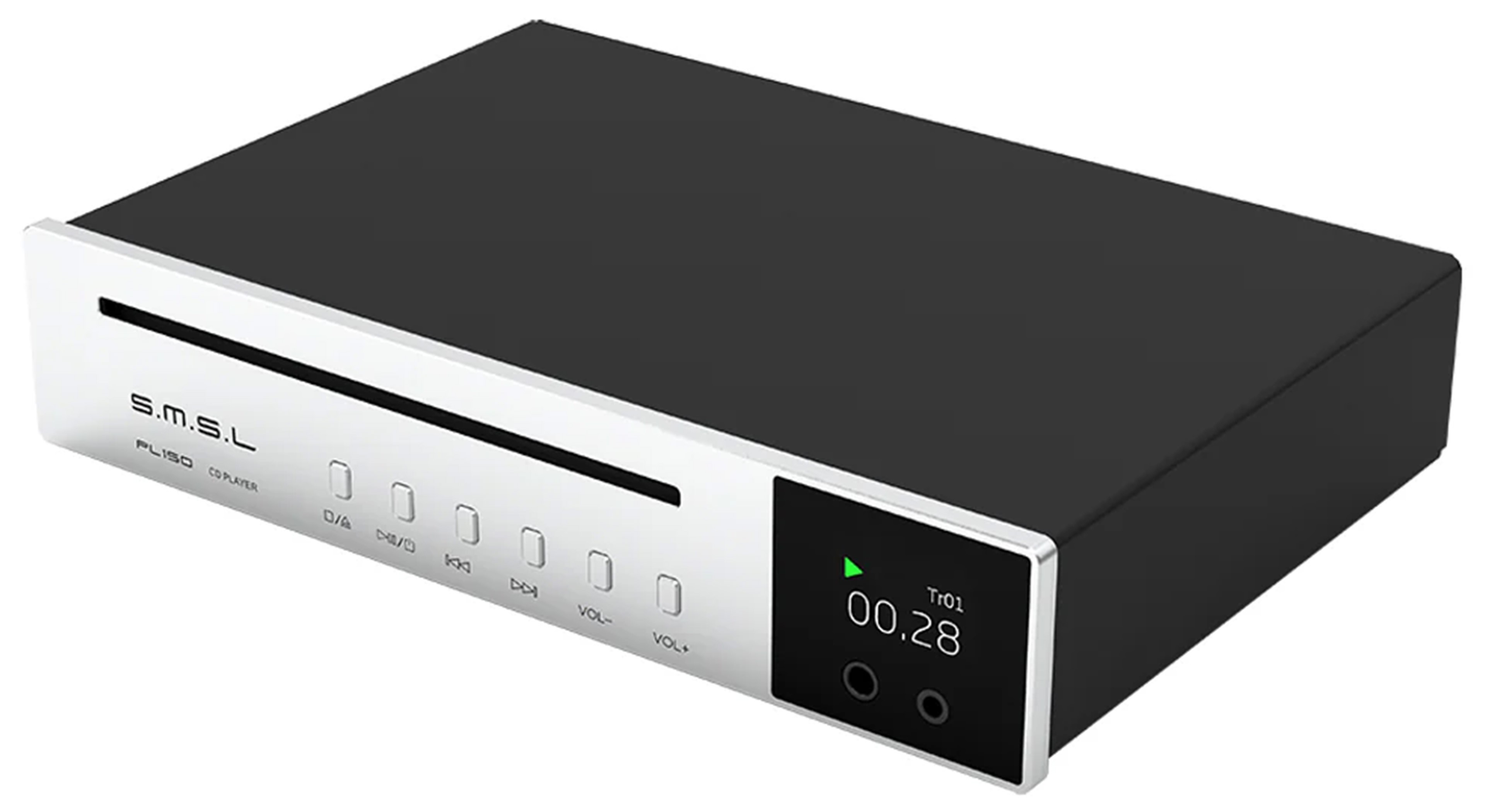 SMSL PL150 Lecteur CD CS43198 Argent
