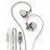 HIDIZS ST2 PRO NEBULA Écouteurs Intra-Auriculaires IEM Dynamiques Ø10mm USB-C 20Hz-40kHz Blanc