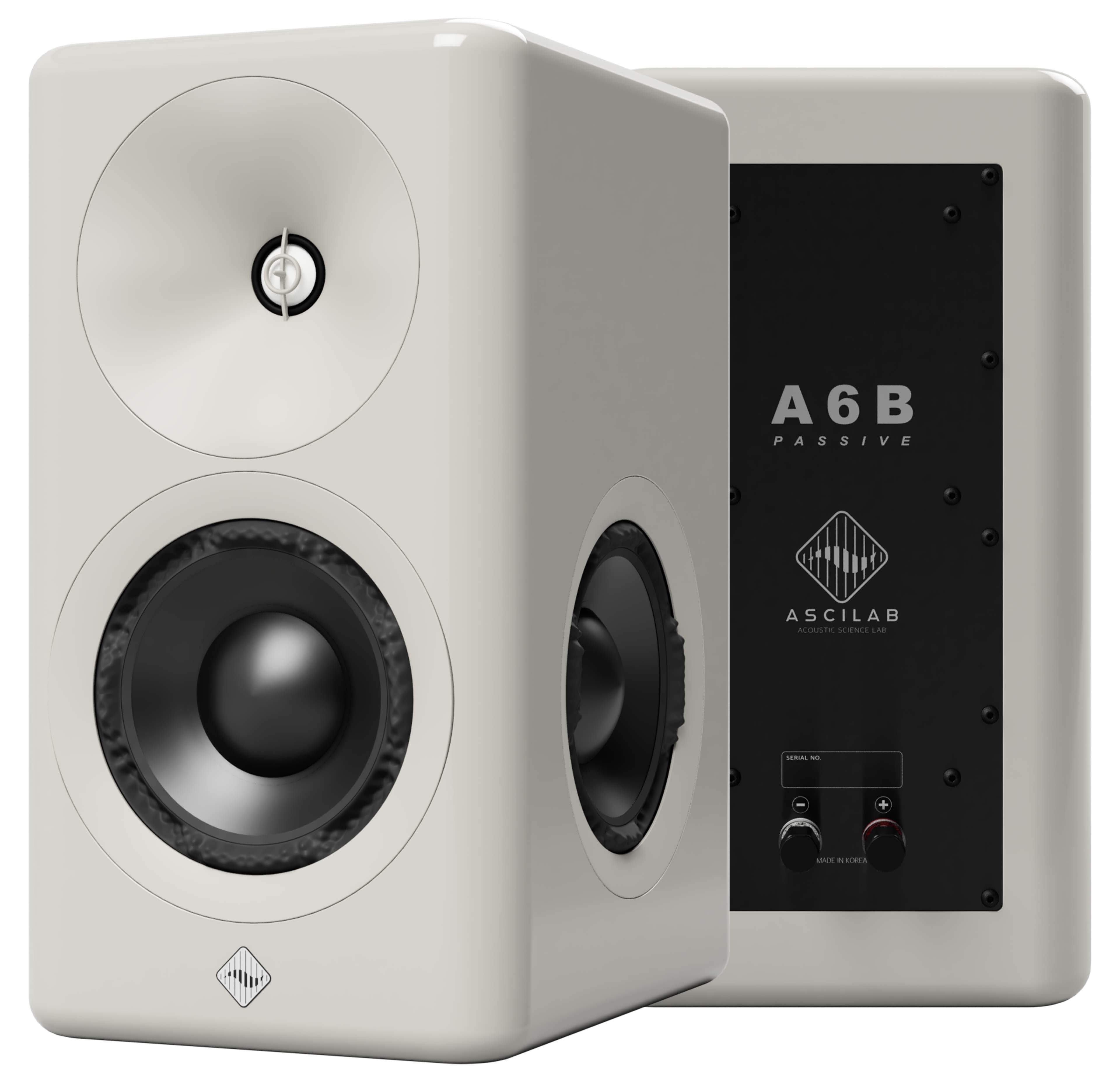 ASCILAB A6B Bookshelf Speakers 500W 4 Ohm 82dB Gray (Pair)