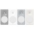 ASCILAB Grille de Woofer pour AsciLab C6B Blanc (La paire)