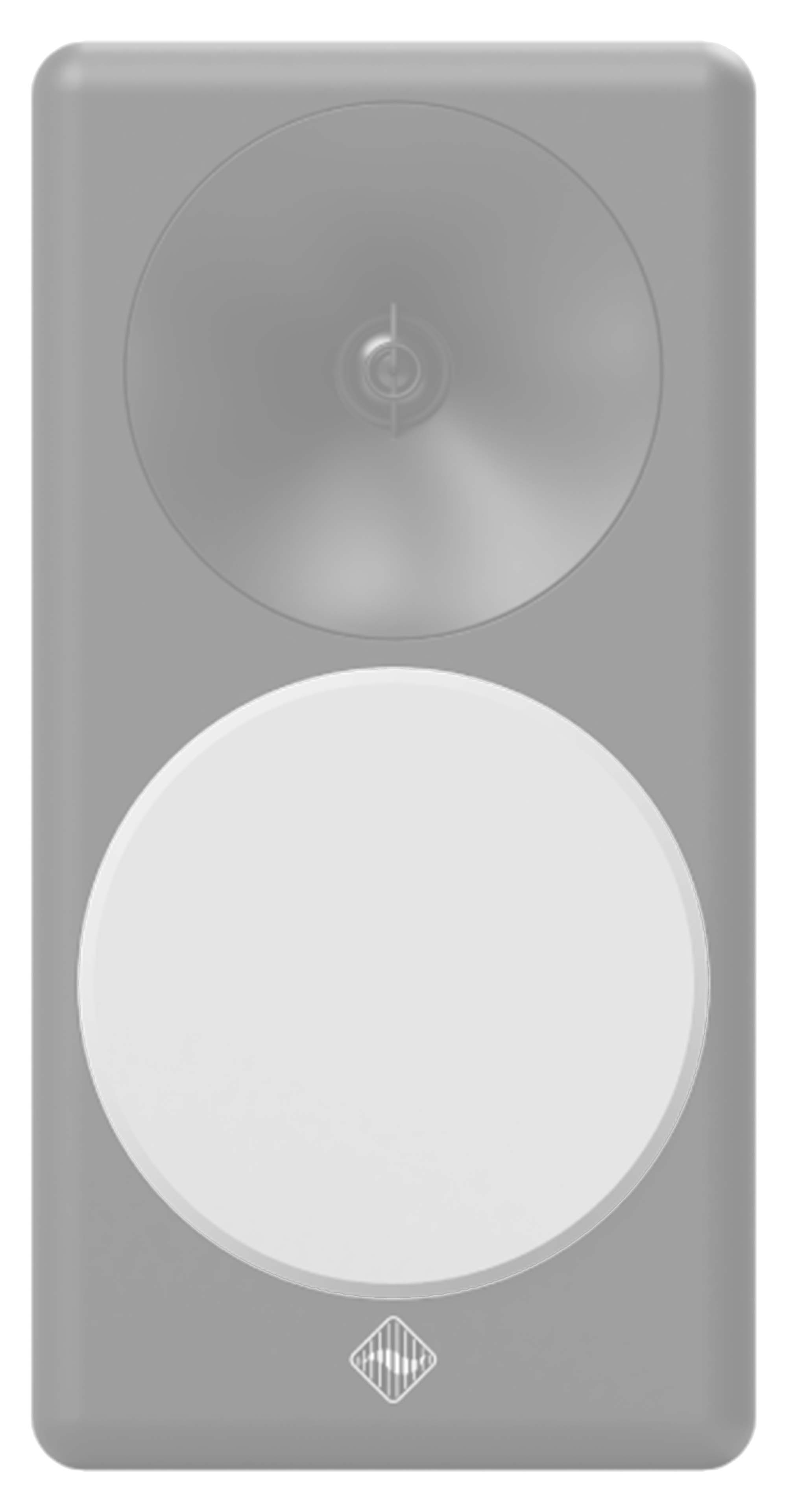 ASCILAB Grille de Remplacement pour AsciLab F6B Blanc (La paire)