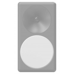 ASCILAB Grille de Remplacement pour AsciLab F6Bs Blanc (La paire)