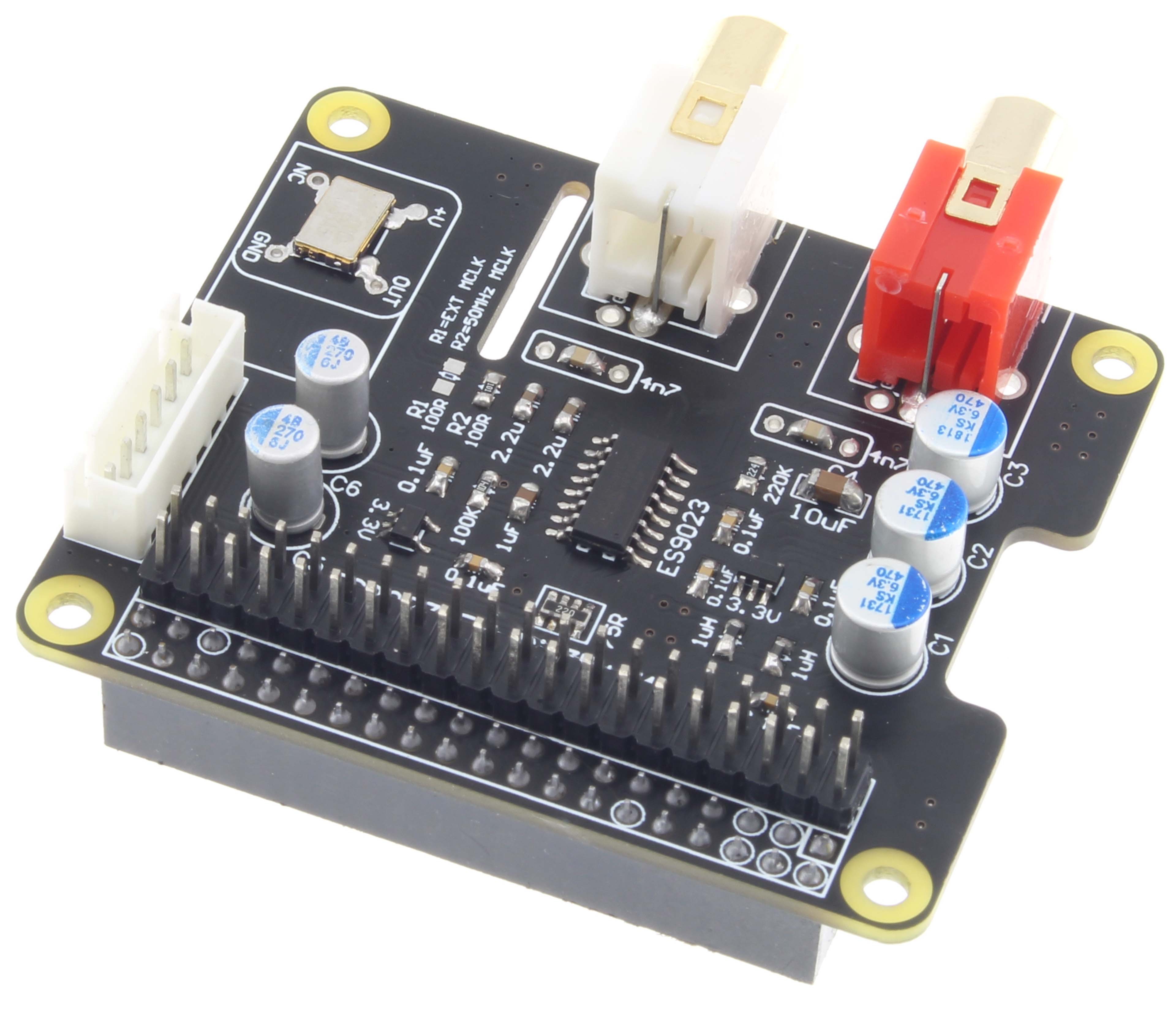 AUDIOPHONICS I-SABRE LTE ES9023 I2S DAC for Raspberry Pi 2 / 3 / 4