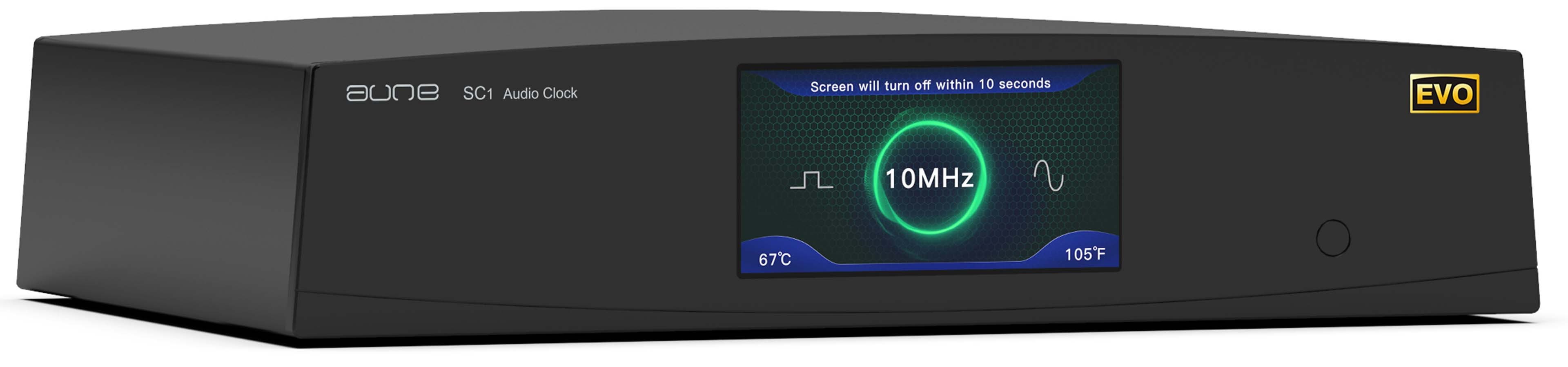 AUNE SC1 EVO Horloge OXCO 10MHz Signal Sinusoïdal / Signal Carré Noir