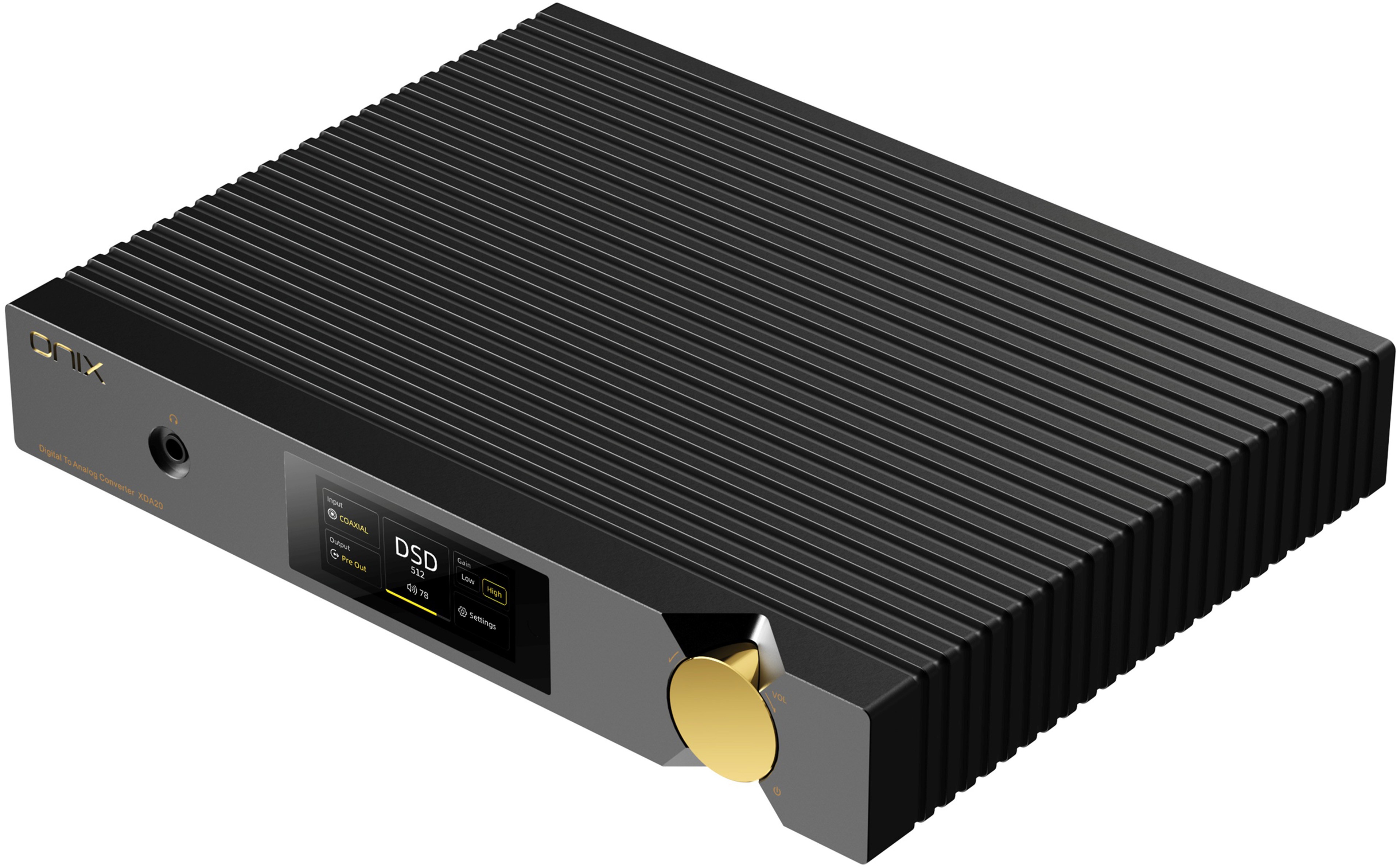 SHANLING ONIX ZENITH XDA20 DAC Headphone Amplifier 2x ES9039Pro 32bit 768kHz DSD512