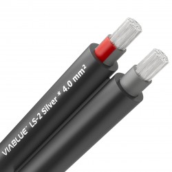 VIABLUE LS-2 SILVER Speaker Cable Silver-plated OFC Copper 2x2.5mm²