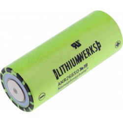 LITHIUMWERKS Accumulateur LifePO4 26650 3.3V 2500mAh Rechargeable (Unité)