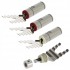 AECO ASP-1935S Spade Plugs Copper Silver Plated Ø6.5mm (Set x4)