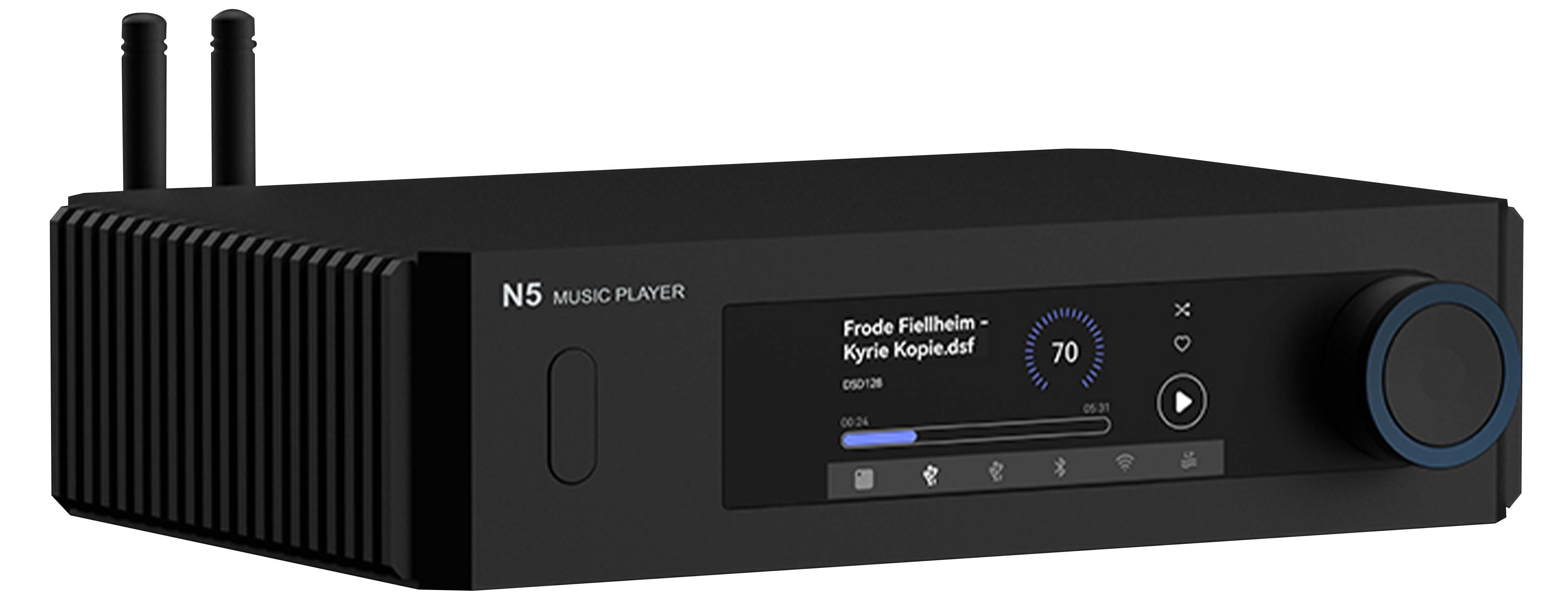 Aune N5 EVO Lecteur réseau ESS9039Q2M WiFi Bluetooth aptX HD LDAC 32bit 768kHz DSD512