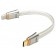DDHIFI TC19CC COMET USB-C OTG Cable Pure Silver Shielded 10cm
