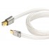 DDHIFI TC19BC COMET Câble USB-B vers USB-C OTG Argent Pur Blindé 95cm