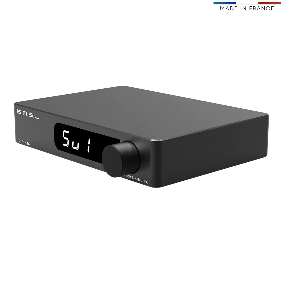 [GRADE A] SMSL DA-6 Class D Amplifier Infineon 2x70W 4 Ohm Black