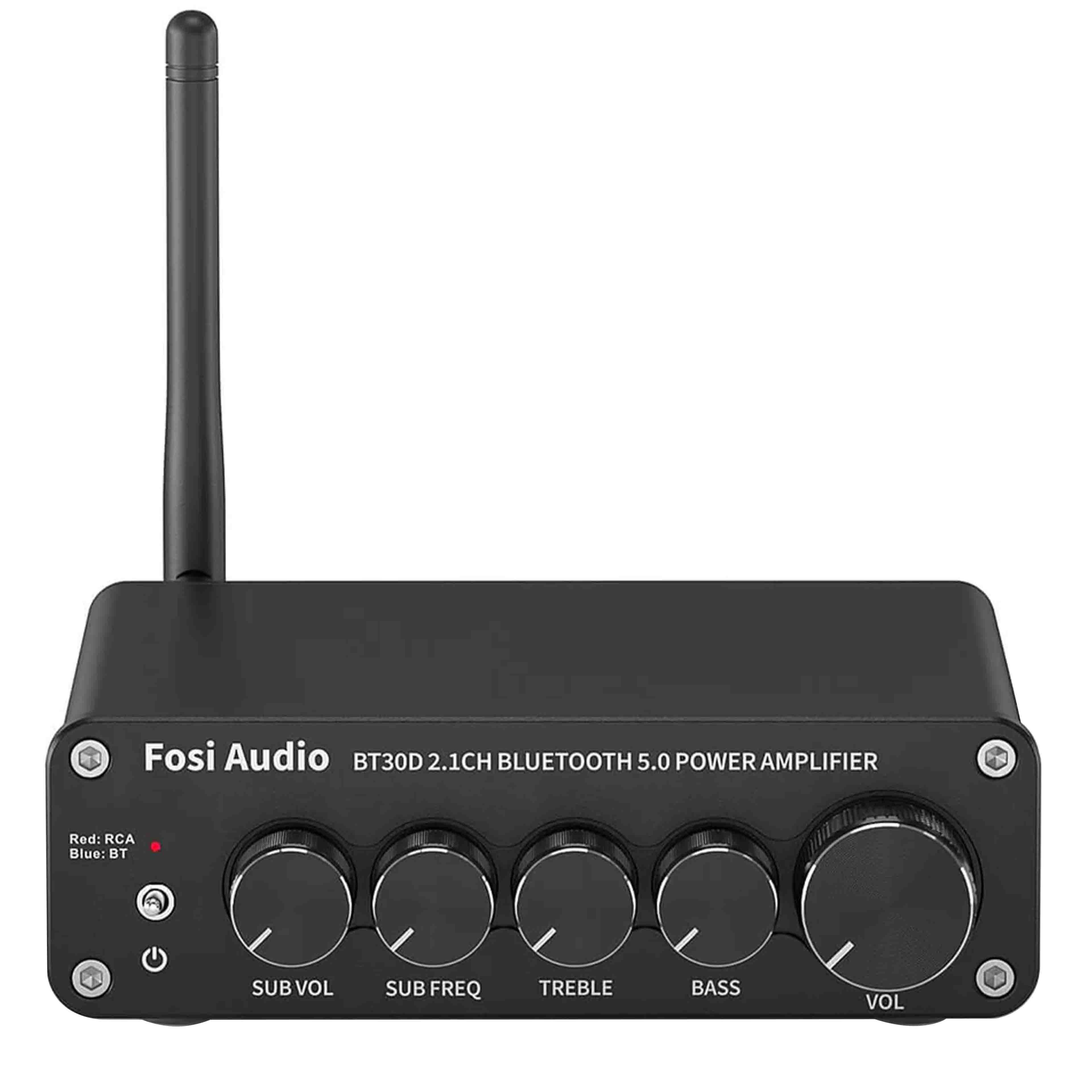 [GRADE B] FOSI AUDIO BT30D Amplificateur Class D 2.1 Bluetooth 5.0 2xTPA3116D2 2x50W + 100W 4 ohm
