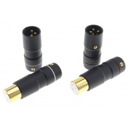 ETI LINK XLR Connector Gold Plated Tellurium Copper Ø9mm (Set x4)