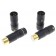 ETI LINK XLR Connector Gold lLated Tellurium Copper Ø9mm (Set x4)