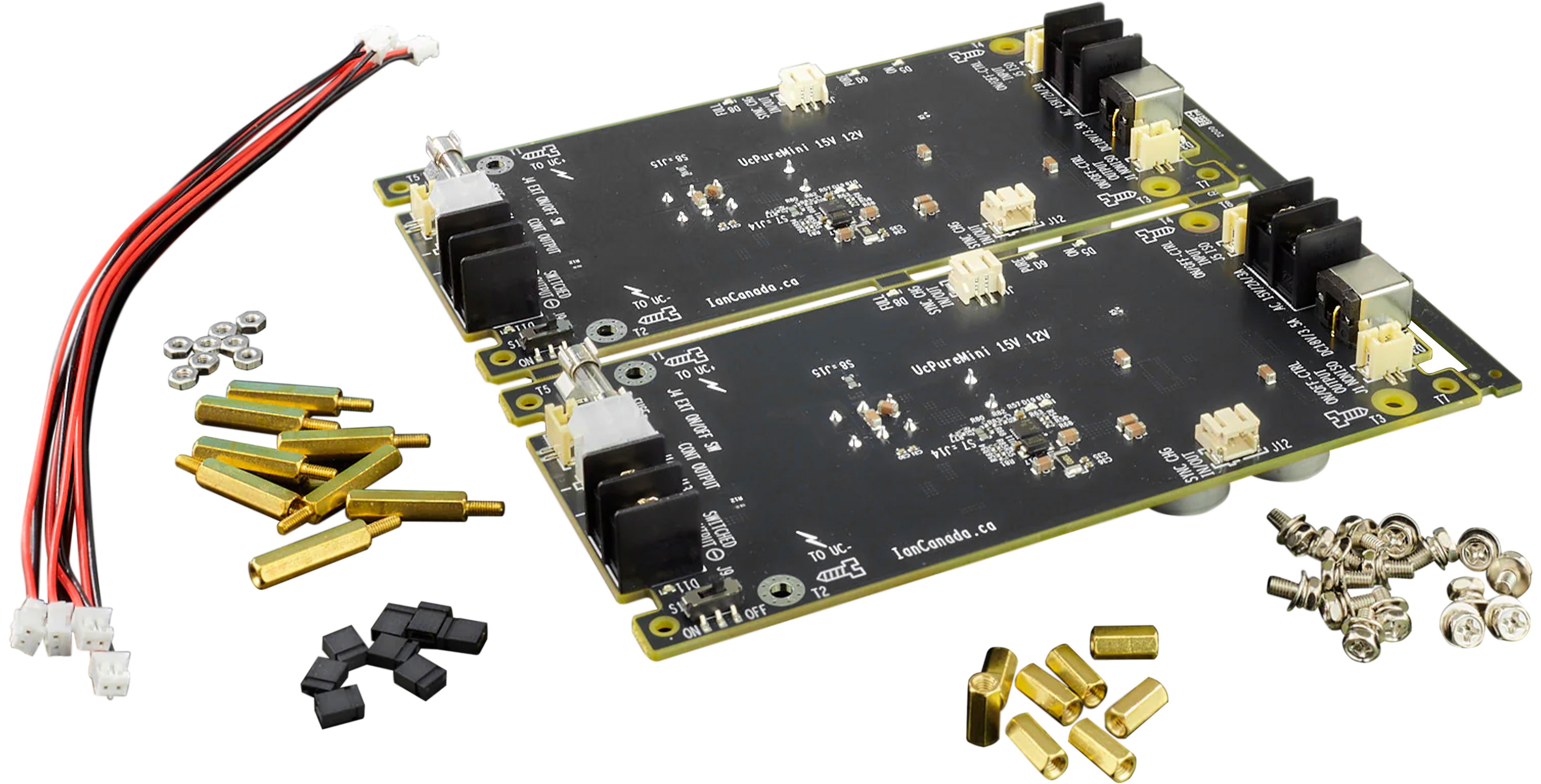 IAN CANADA UCPURE MINI DUAL Kit Module Alimentation à Supercondensateurs Class A +/-12V +/-15V