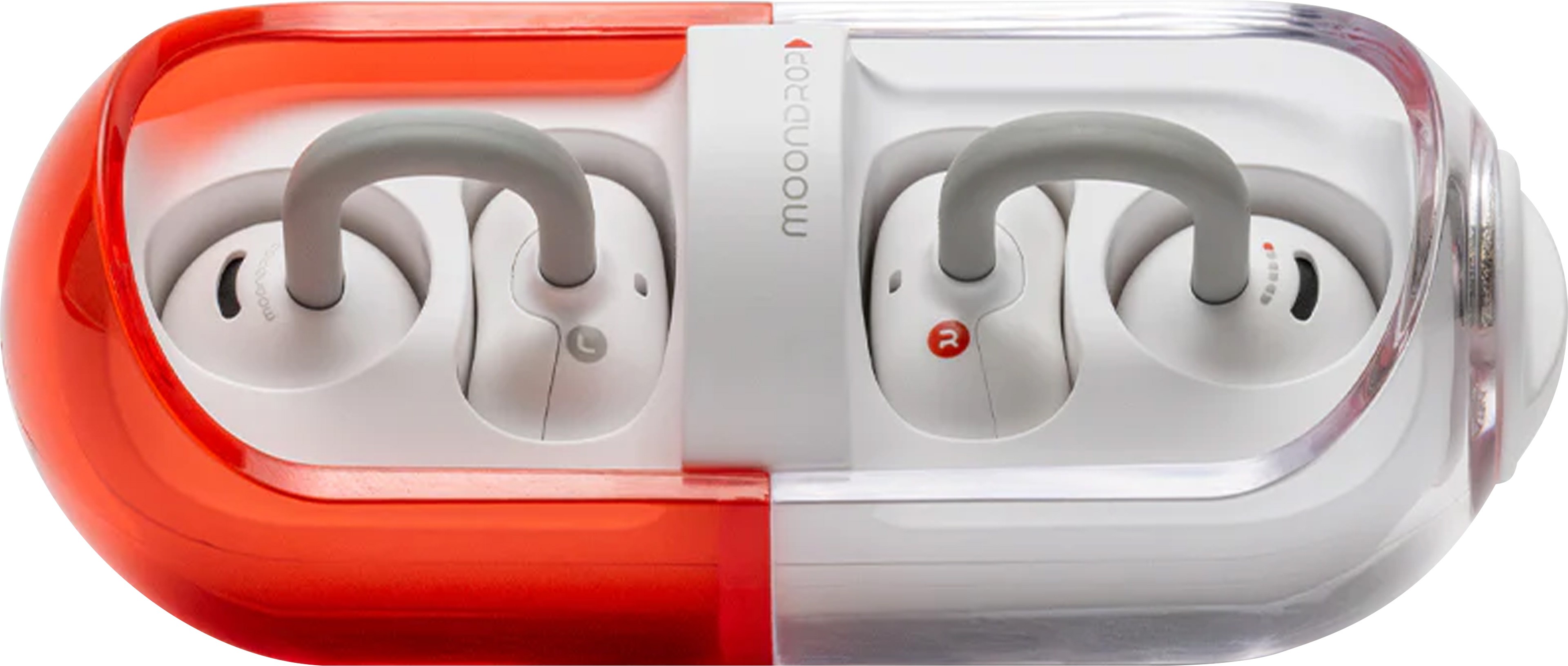 MOONDROP PILL Écouteurs à Clip OWS Bluetooth 6.0 Rouge