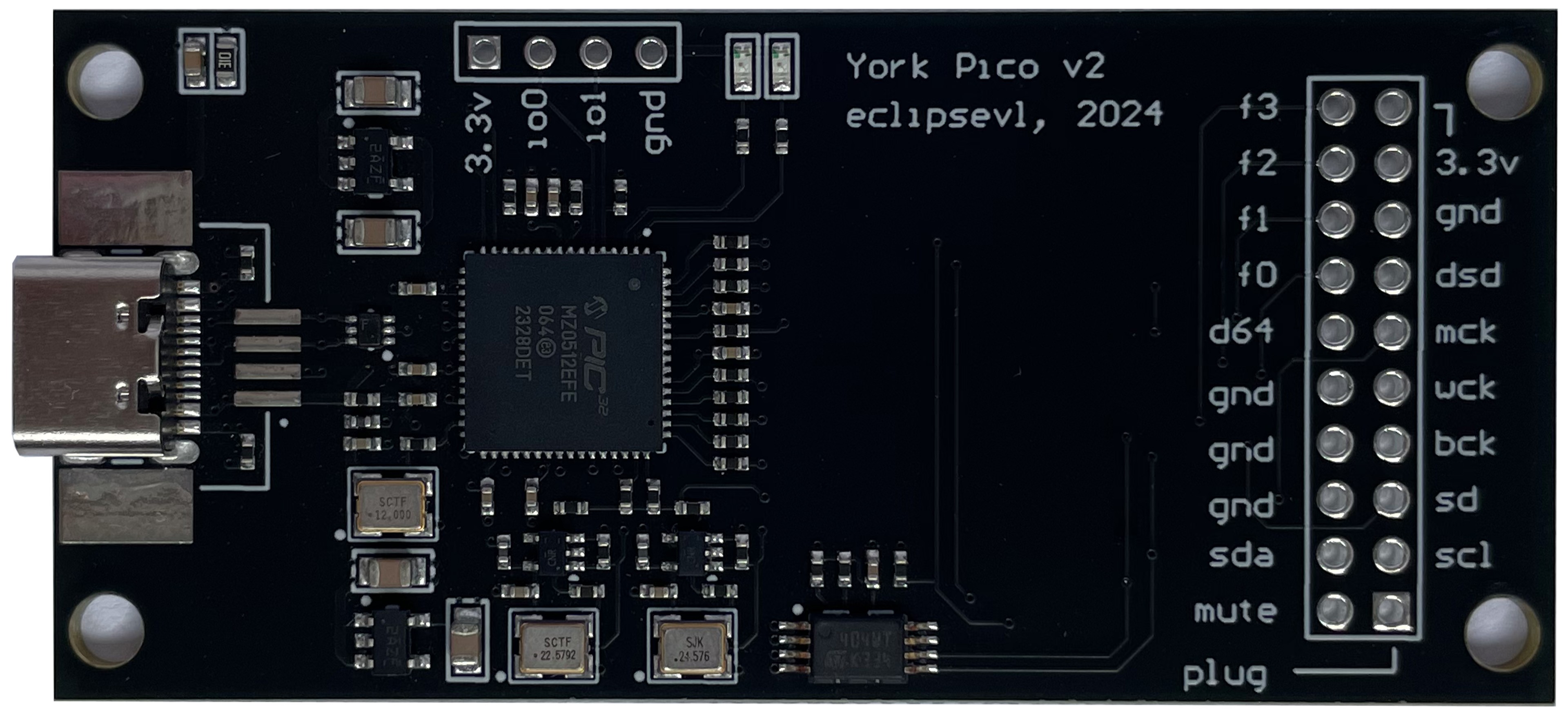 YORK PICO C Digital Interface USB-C to I2S 192kHz