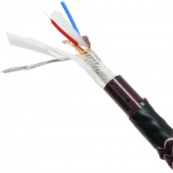 NEOTECH NEI-1002 II Interconnect Cable UP-OCC Silver UP-OCC Silver/Gold Plating Shielded 2x 0.32mm² Ø13mm
