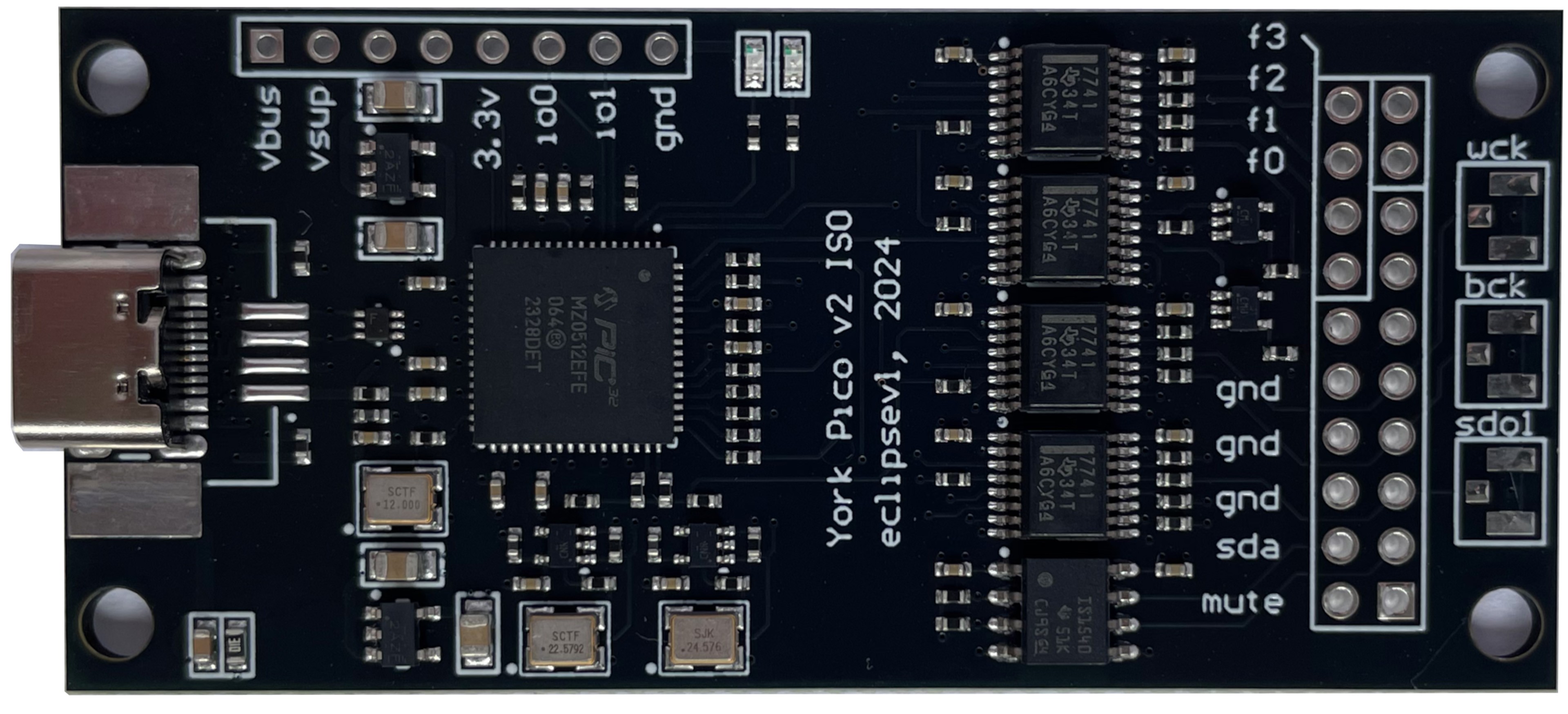 YORK PICO ISO C Digital Interface USB-C to I2S 192kHz