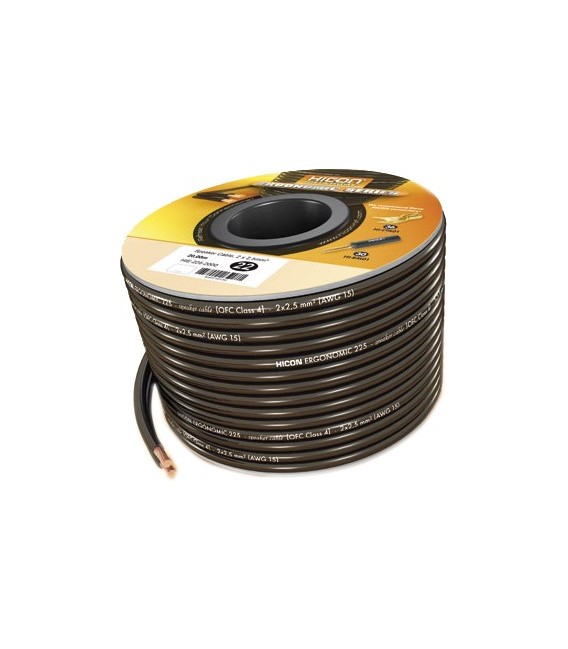 HICON ERGONOMIC Speaker Cable OFC Copper 2x1.5mm² - Audiophonics