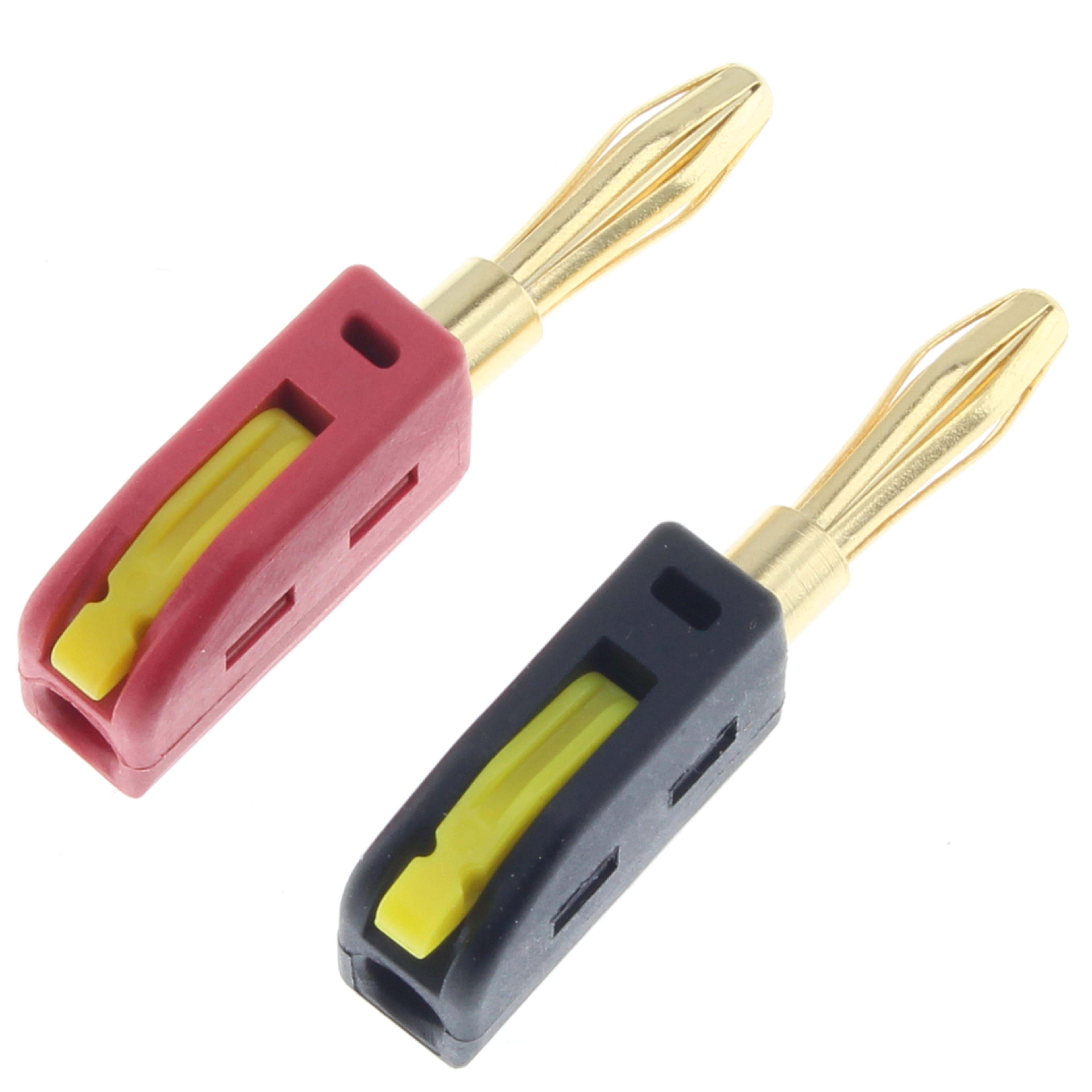 Banana Plugs Gold Plated Ø4mm (Pair)