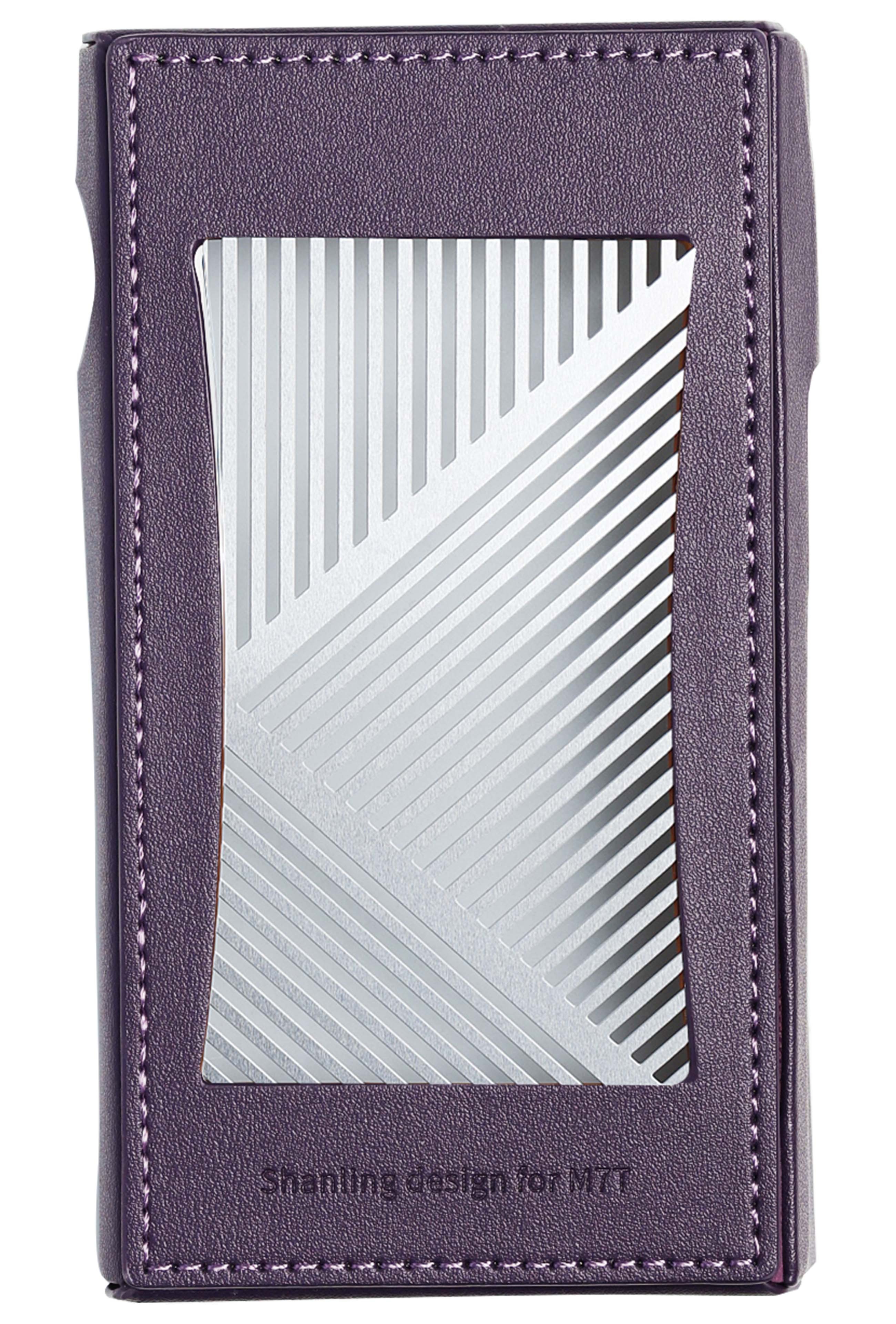 SHANLING Étui de Protection Cuir pour M7T Violet