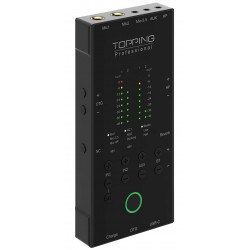 TOPPING PROFESSIONAL M62 Interface Audio USB Portable Bluetooth 4 Entrées 1 Sortie 24bit 96kHz Noir