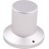 Knob Aluminum Hat Style 29x26x18mm Ø6mm Silver