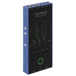 TOPPING PROFESSIONAL M62 Portable USB Audio Interface Bluetooth 4 Inputs 1 Output 24bit 96kHz White