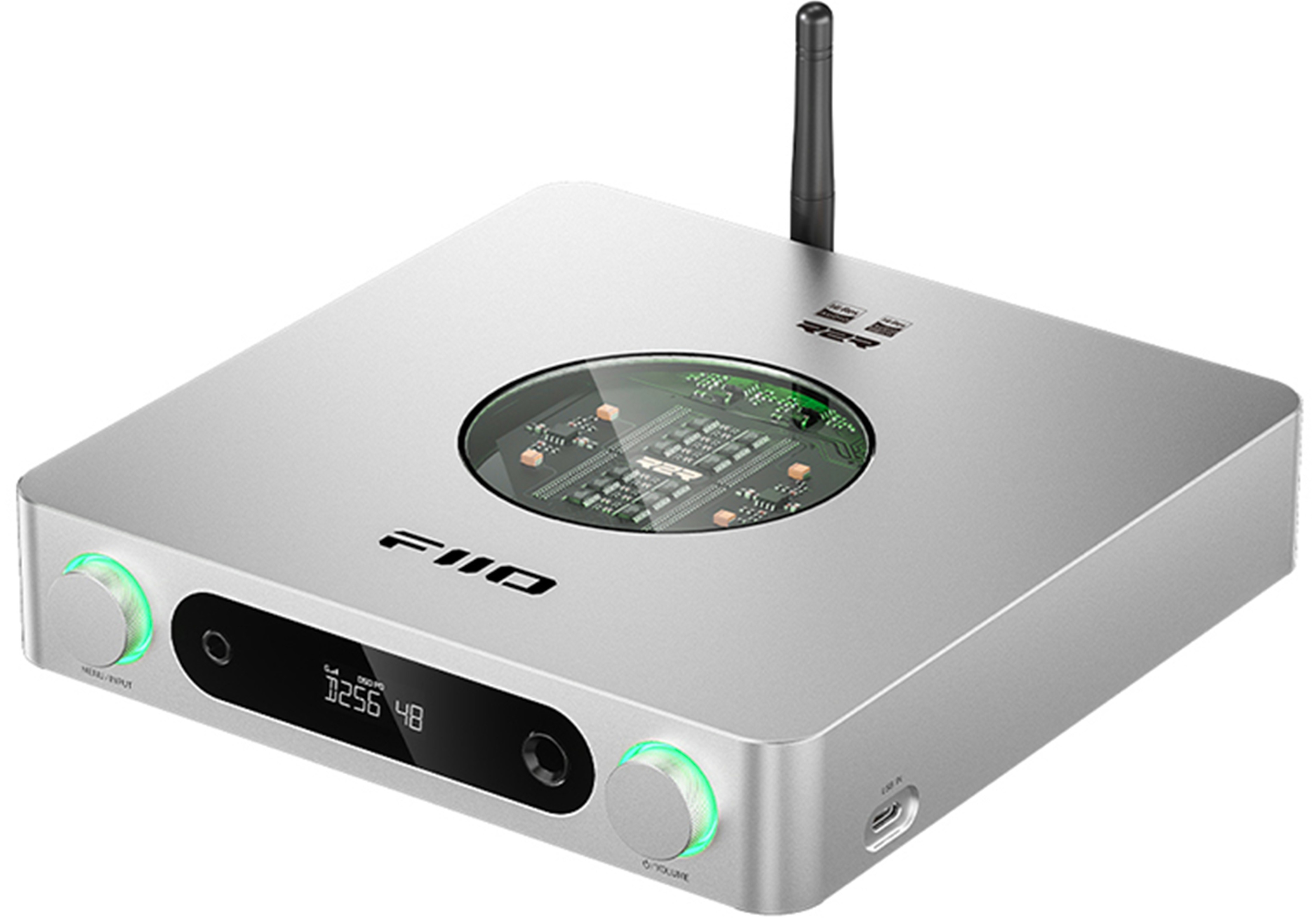 FIIO K13 DAC R2R Amplificateur Casque 32bit 384kHz DSD256 Argent