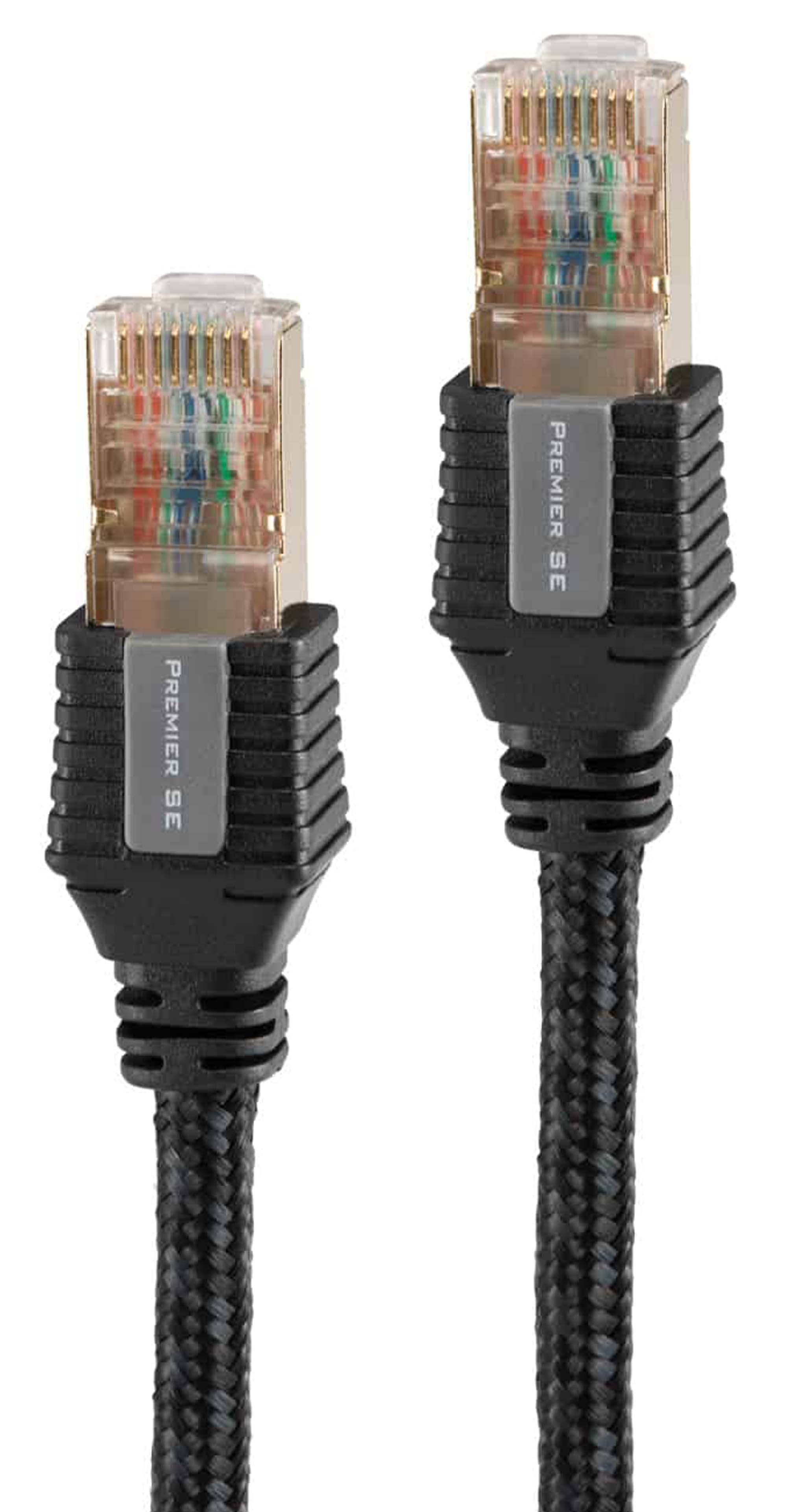 PANGEA PREMIER SE Ethernet Cable RJ45 Cat7 Silver Plated Cardas Copper Triple Shielding 1m