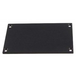 HIFI 2000 Rear Panel Aluminum Galaxy GX183-187 80x124mm 3mm Black