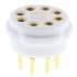 EIZZ EZ-1108 Bakelite tube socket Gold plated 8 pins