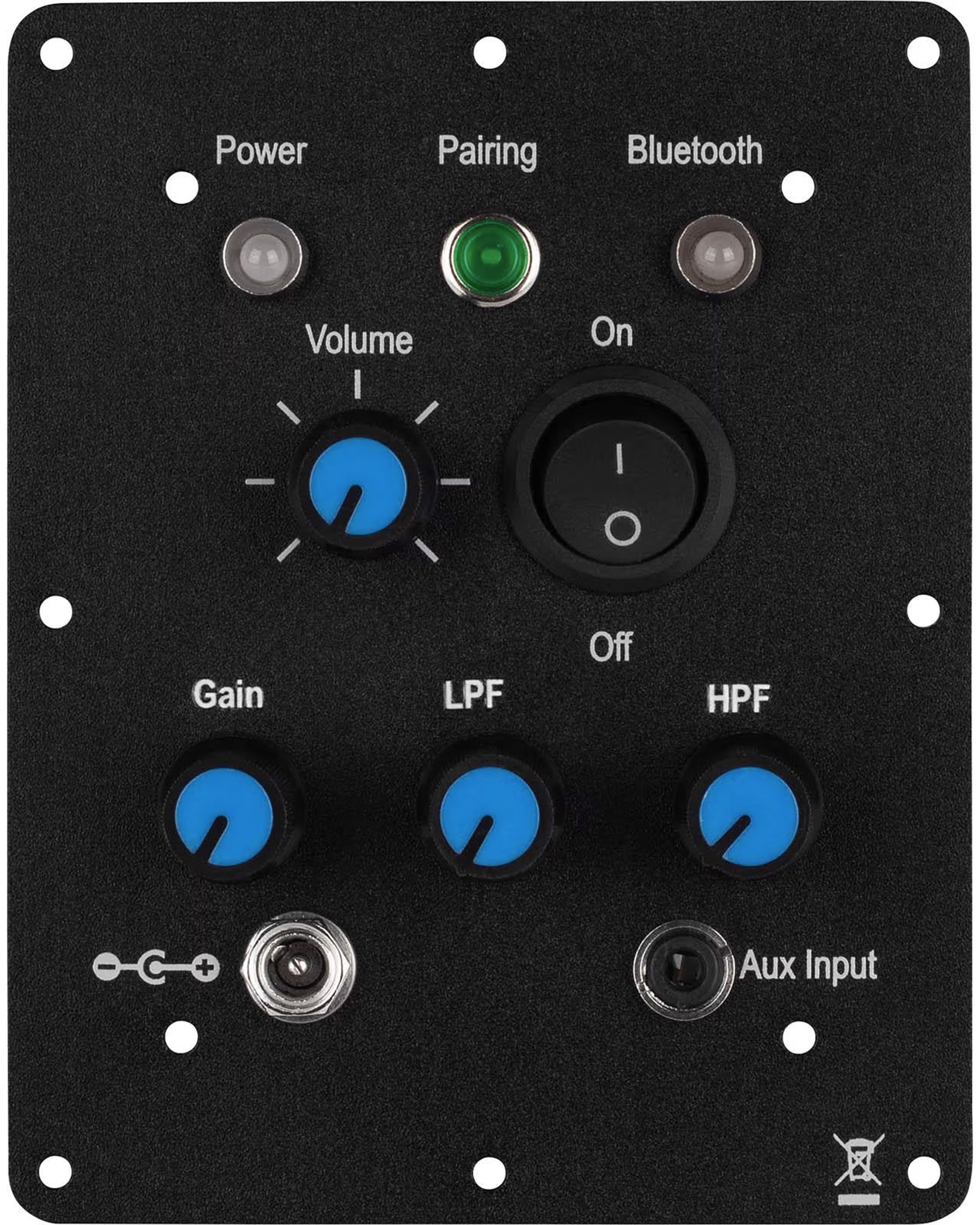 DAYTON AUDIO KABD-PMV4 Front Panel for Amplifier Module KABD