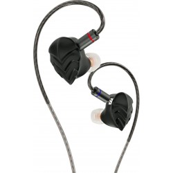 HIDIZS MK12 TURRIS Écouteurs Intra-Auriculaires IEM Dynamique Jack 3.5mm Noir