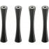 DDHIFI SR100 Pieds Aluminium pour Meuble HiFi 100mm Noir (Set x4)