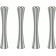 DDHIFI SR100 Pieds Aluminium pour Meuble HiFi 100mm Argent (Set x4)