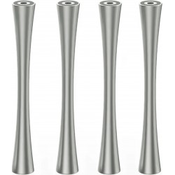 DDHIFI SR150 Pieds Aluminium pour Meuble HiFi 150mm Argent (Set x4)