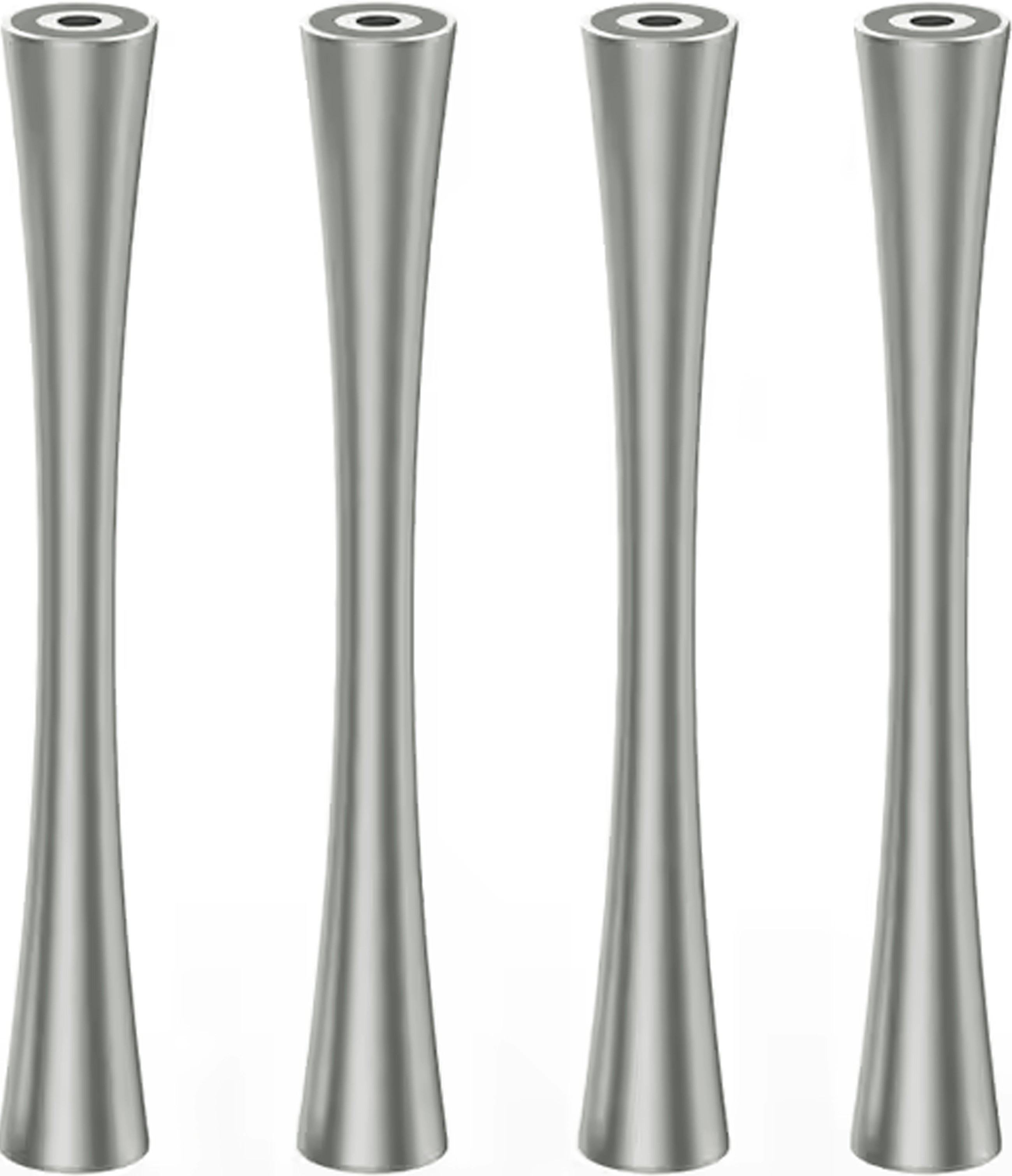 DDHIFI SR150 Pieds Aluminium pour Meuble HiFi 150mm Argent (Set x4)